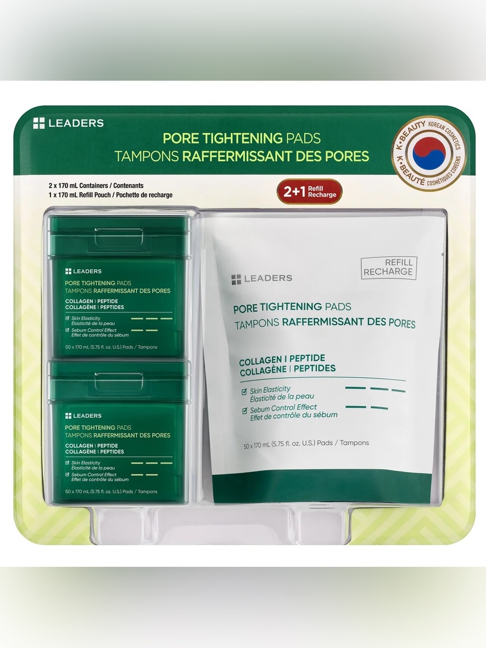 Leaders Pore Tightening Pads - Brand New